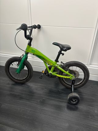 Bicicleta infantil Monty 102 verde