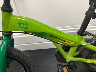 Bicicleta infantil Monty 102 verde