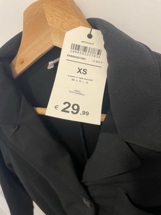 Mono negro Terranova Talla XS