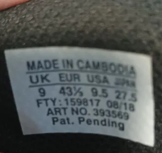 Zapatos de Monte Salomon Hombre Talla 43.5