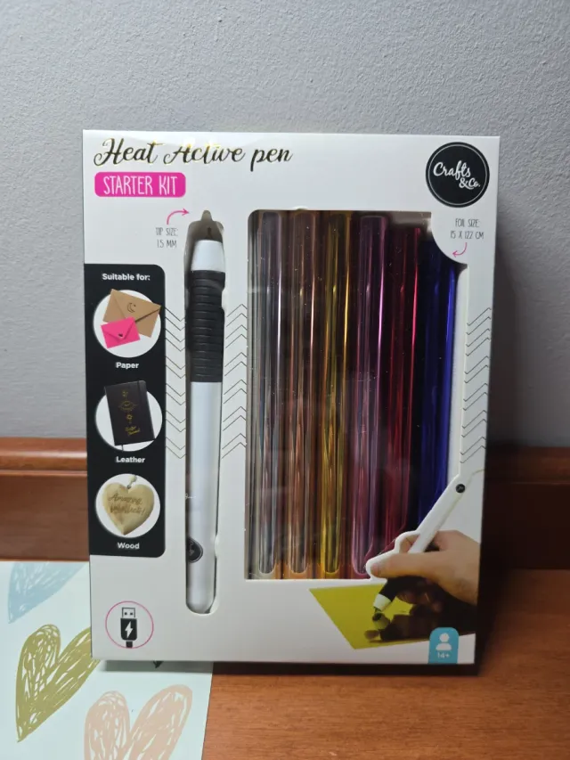 Kit Pluma Calor Foil Crafts & Co.