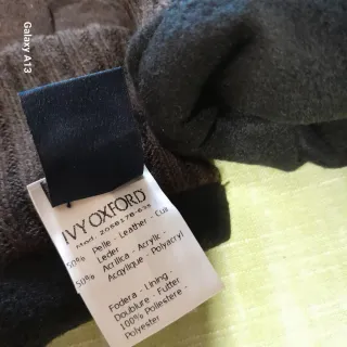 Guanti Ivy Oxford Pelle Marrone