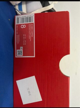 Nike Cortez Blancas Talla 39 Nuevas