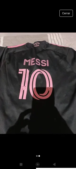 Equipación Inter Miami Adidas Negra y Rosa