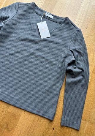 Jersey gris mujer talla M nuevo
