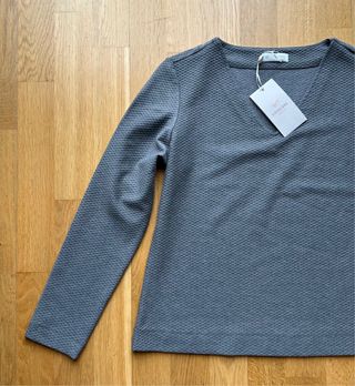 Jersey gris mujer talla M nuevo