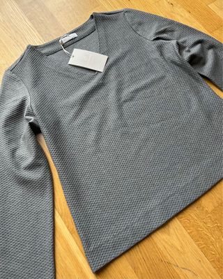 Jersey gris mujer talla M nuevo