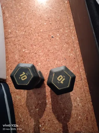 2 Mancuernas Decathlon 10 kg