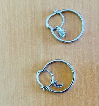 Pendientes Aro Estrella y Luna