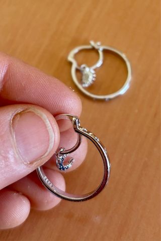 Pendientes Aro Estrella y Luna