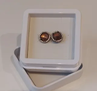 Pendientes Lotus Plata Rosa