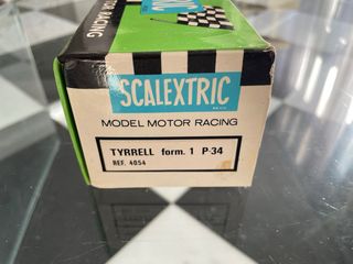 Caja original de scalextric Tyrrell form. 1 P-34