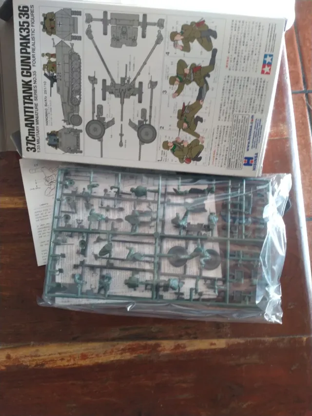 Maqueta Tamiya 1/35 Cañón Antitanque Pak 35/36