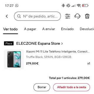 Xiaomi Mi 11 Lite 5G NE 8GB+128GB Nero