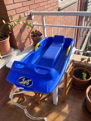 Trineo Nieve Azul 90x45cm