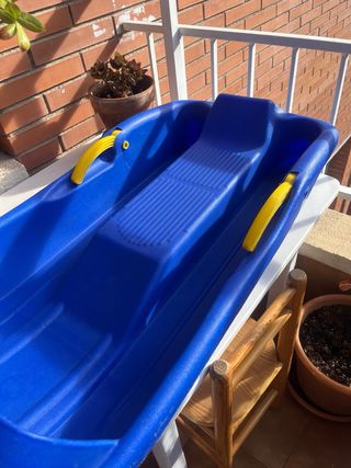 Trineo Nieve Azul 90x45cm