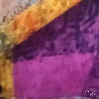 Chaqueta guardapolvo cuadros multicolor