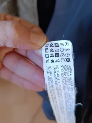 Abrigo Zara verde talla L