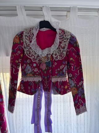 Traje Fallera Niña Multicolor con Zapatos