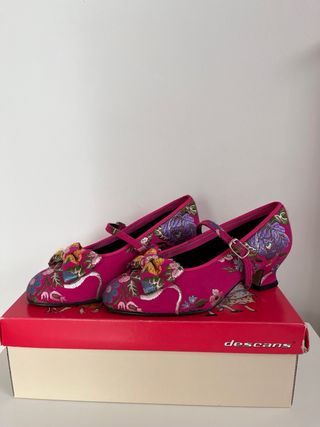 Traje Fallera Niña Multicolor con Zapatos