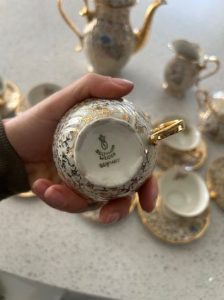 Servizio Tazze e Piattini in Porcellana Bavaria