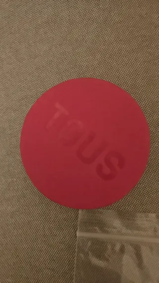 Pulsera/Collar Tous Plata y Tela Azul