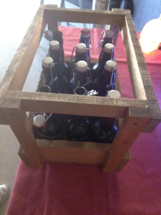 Cassetta in legno Brasserie Caulier