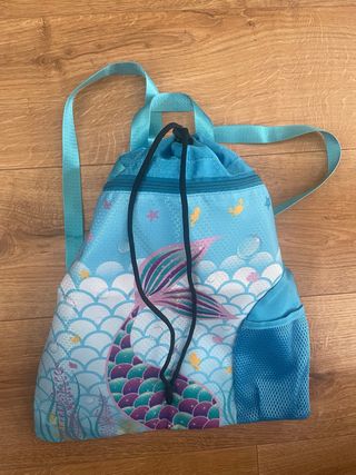 Mochila infantil piscina sirena
