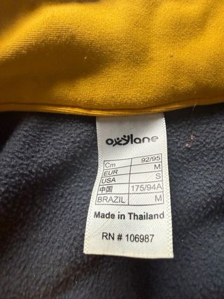 Forro Kalenji Gris y Amarillo Talla M