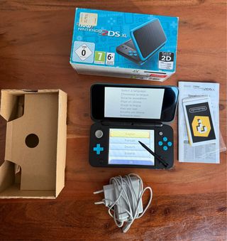 Nintendo New 2DS XL Nero/Turchese + Scatola
