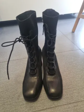 Botines Pedro Miralles Tacón Negro