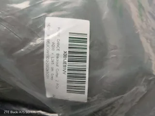 2 Tende termiche oscuranti lunghe grigie 200x245