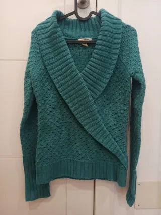 Jersey de punto TS color verde azulado