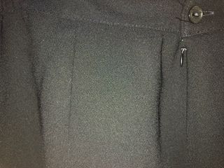 Falda elegante negra con encaje T48