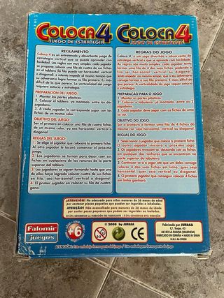 Juego Coloca 4 Estrategia