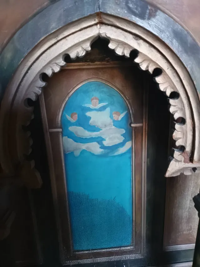 Hornacina Gótica Pintada a Mano