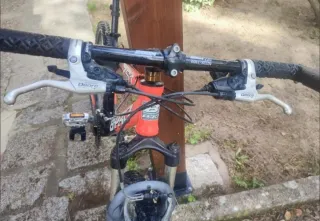 Bicicleta mtb BPRO ZS1 26 Naranja/Negra