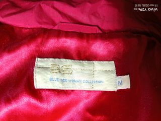 Sploverino giacca donna impermeabile rosso tg. M