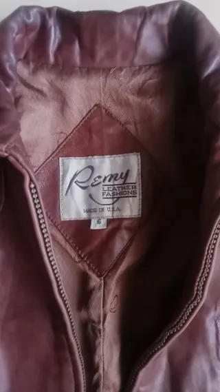 Chaqueta Piel Mujer Remy Leather Fashions Talla S