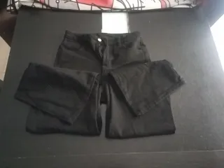Pantalones vaqueros negros SHEIN