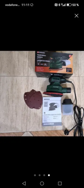 Lijadora Parkside Mouse nuevo