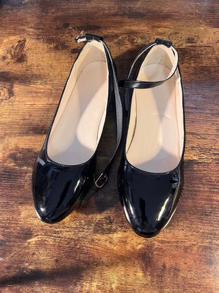 Bailarinas charol negras