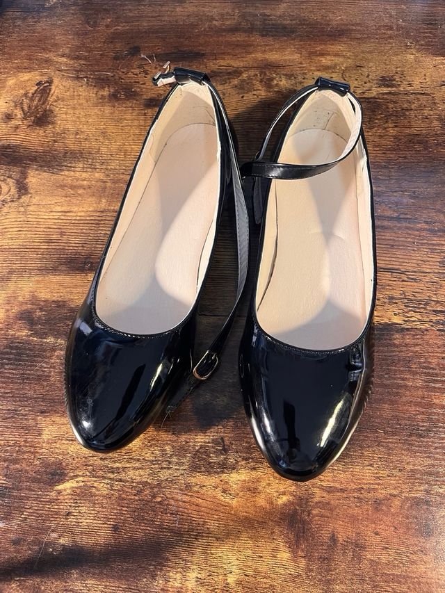 Bailarinas charol negras