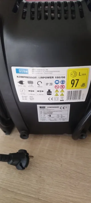 Compresor de aire Gude 180/08