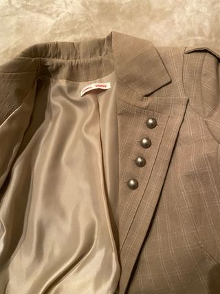 Blazer Corto Vintage Stile Militare Corset 46 ita