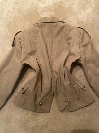 Blazer Corto Vintage Stile Militare Corset 46 ita