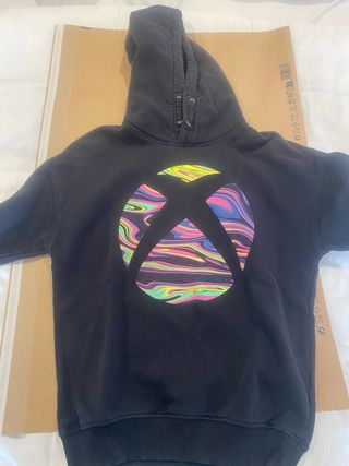 Sudadera niño Xbox capucha multicolor