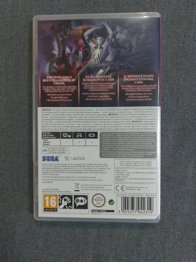 Shin Megami Tensei III Nocturne HD Switch