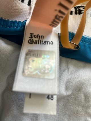 Slip Costume Mare Uomo John Galliano Blu