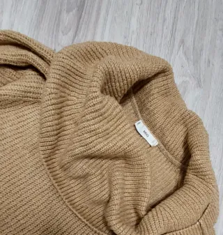 Vestido de lana Mango marrón